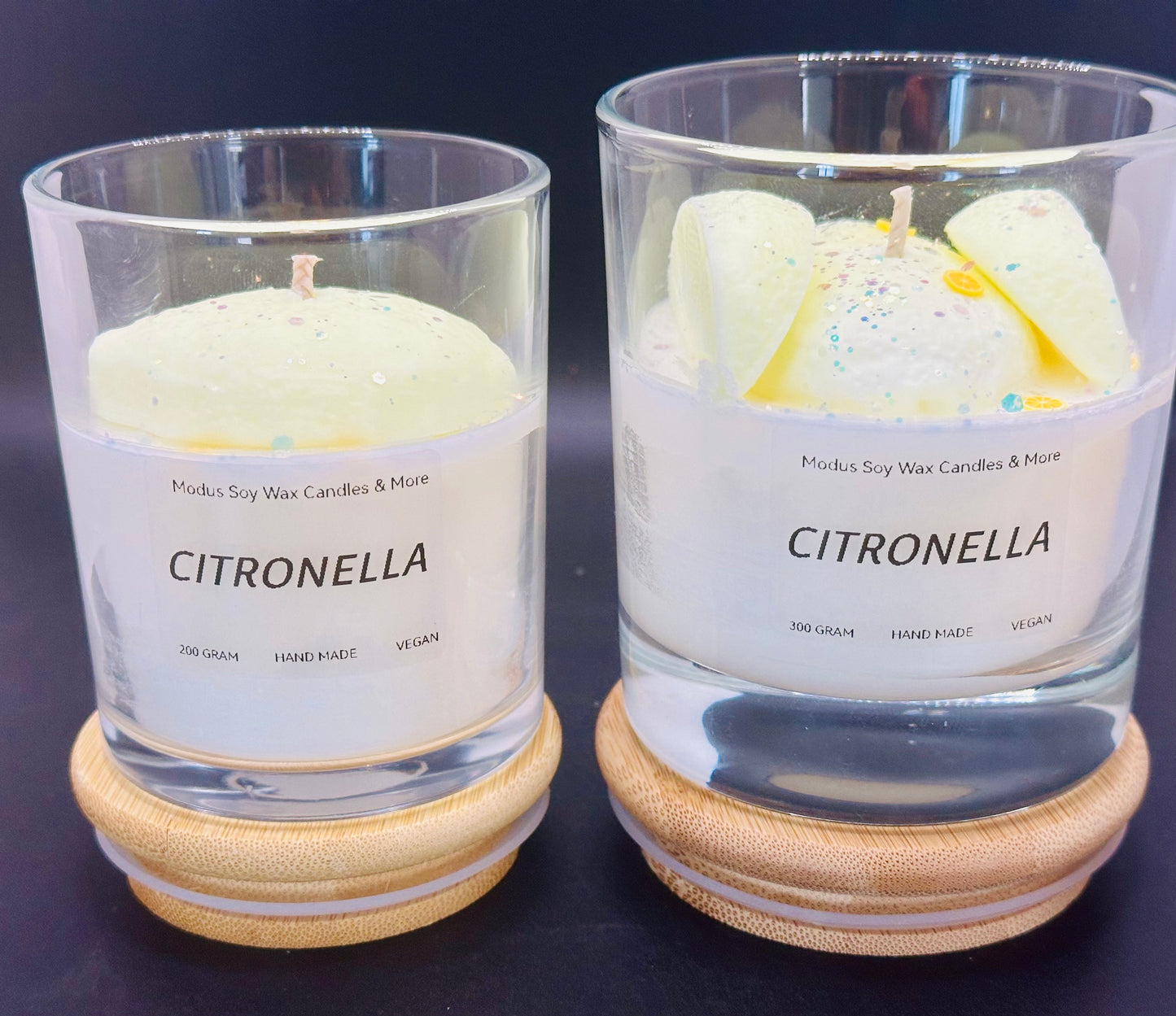 Citronella Soy Wax Kaars - Modus Candles & More