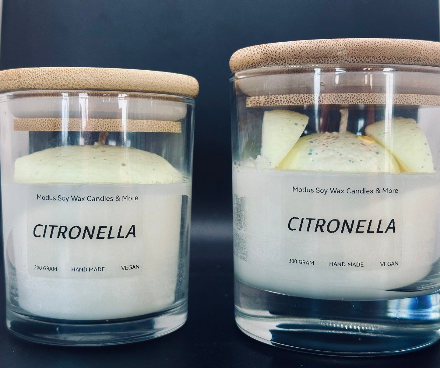 Citronella Soy Wax Kaars - Modus Candles & More
