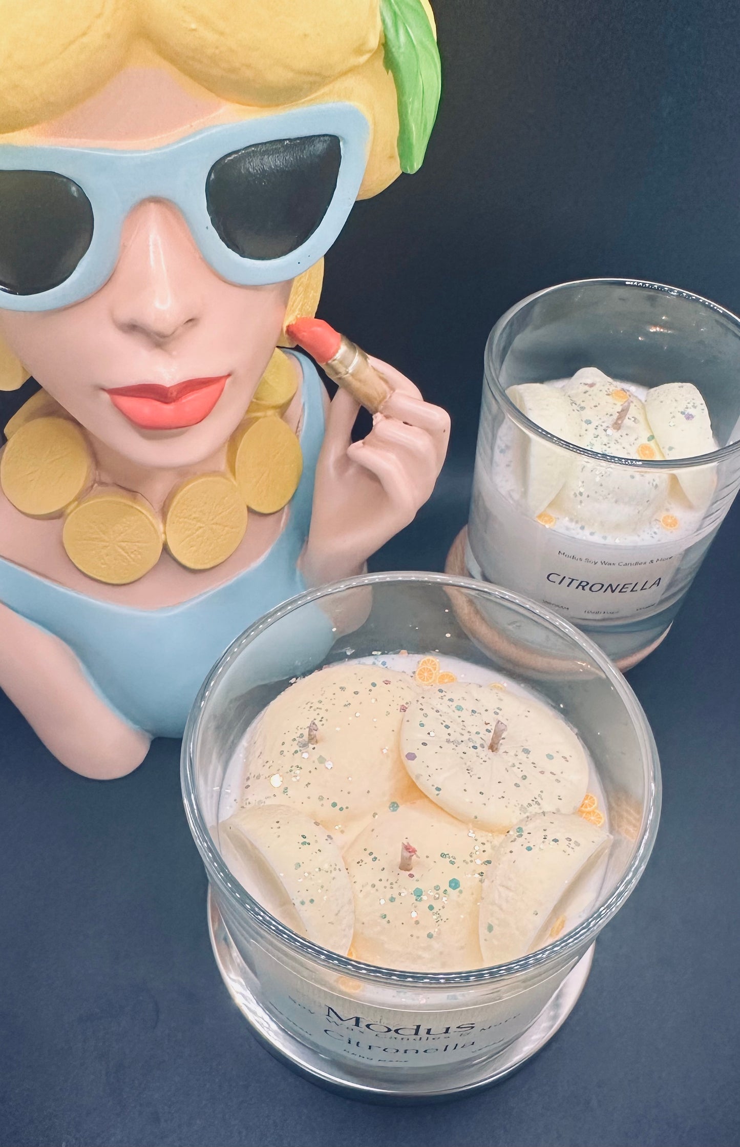 Citronella Soy Wax Kaars - Modus Candles & More