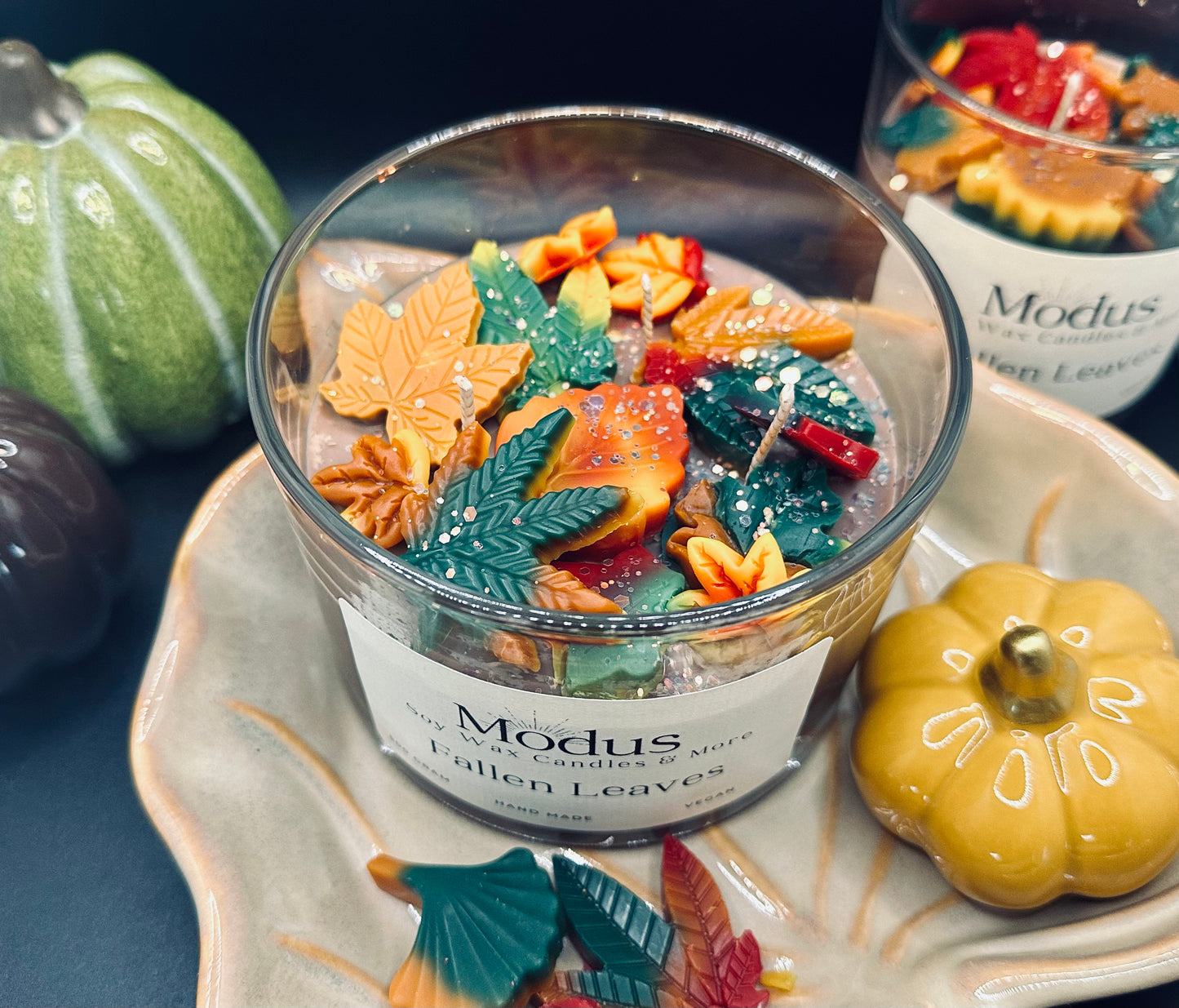 Fallen Leaves Sojawax Kaars - Modus Candles & More