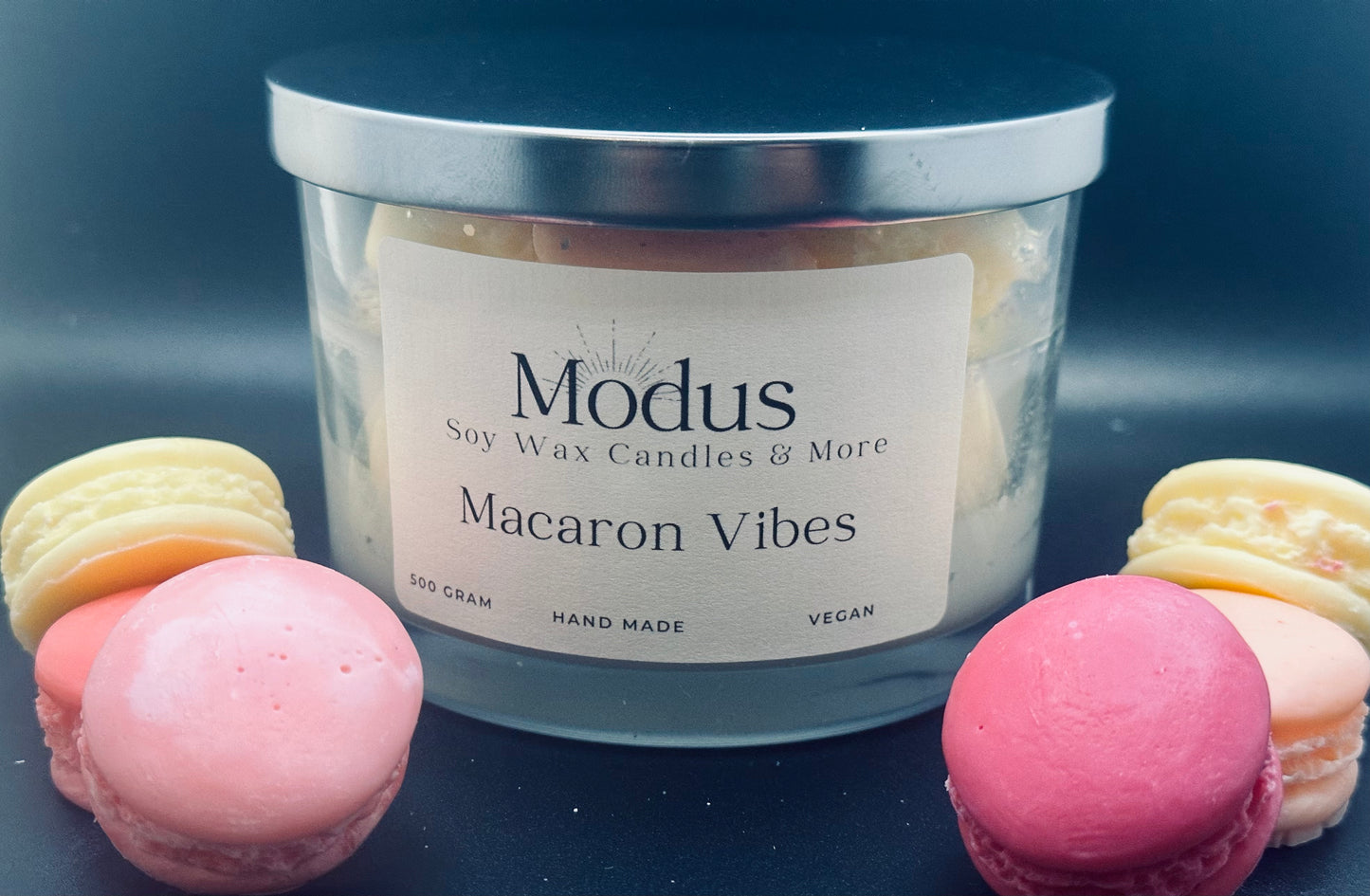 Macaron Vibes Soy Wax Kaars - Modus Candles & More