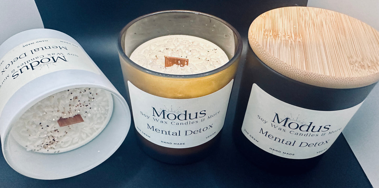 Mental Detox Soy Wax Kaars - Modus Candles & More