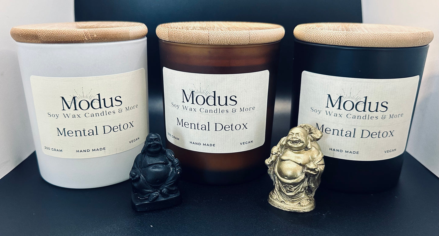 Mental Detox Soy Wax Kaars - Modus Candles & More