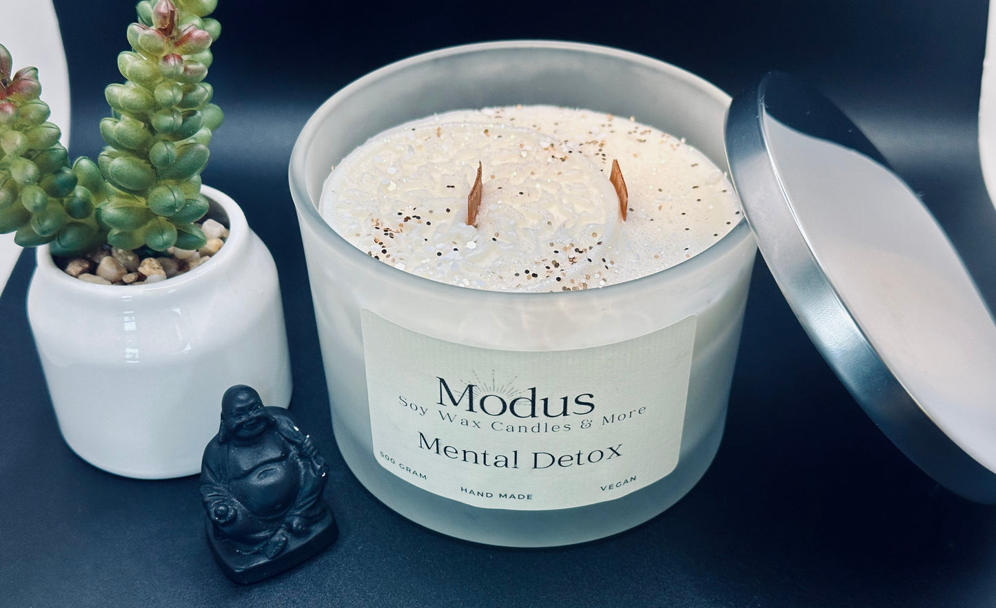 Mental Detox Soy Wax Kaars - Modus Candles & More