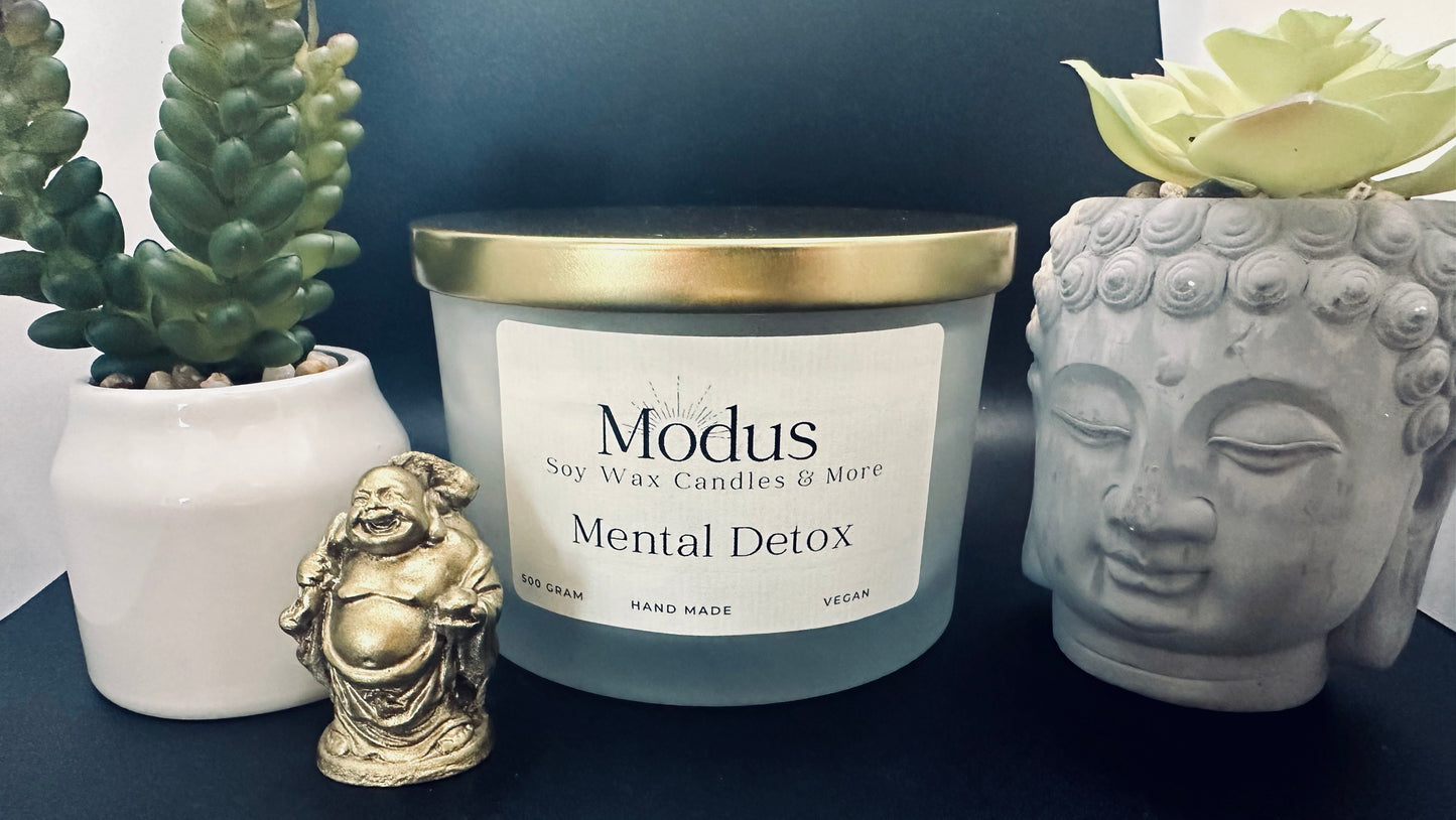 Mental Detox Soy Wax Kaars - Modus Candles & More