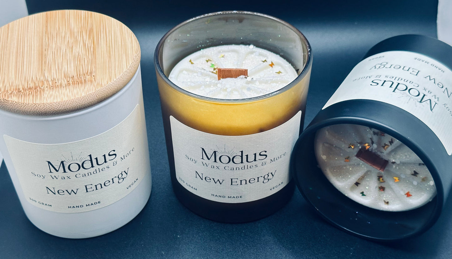 New Energy Soy Wax Kaars - Modus Candles & More