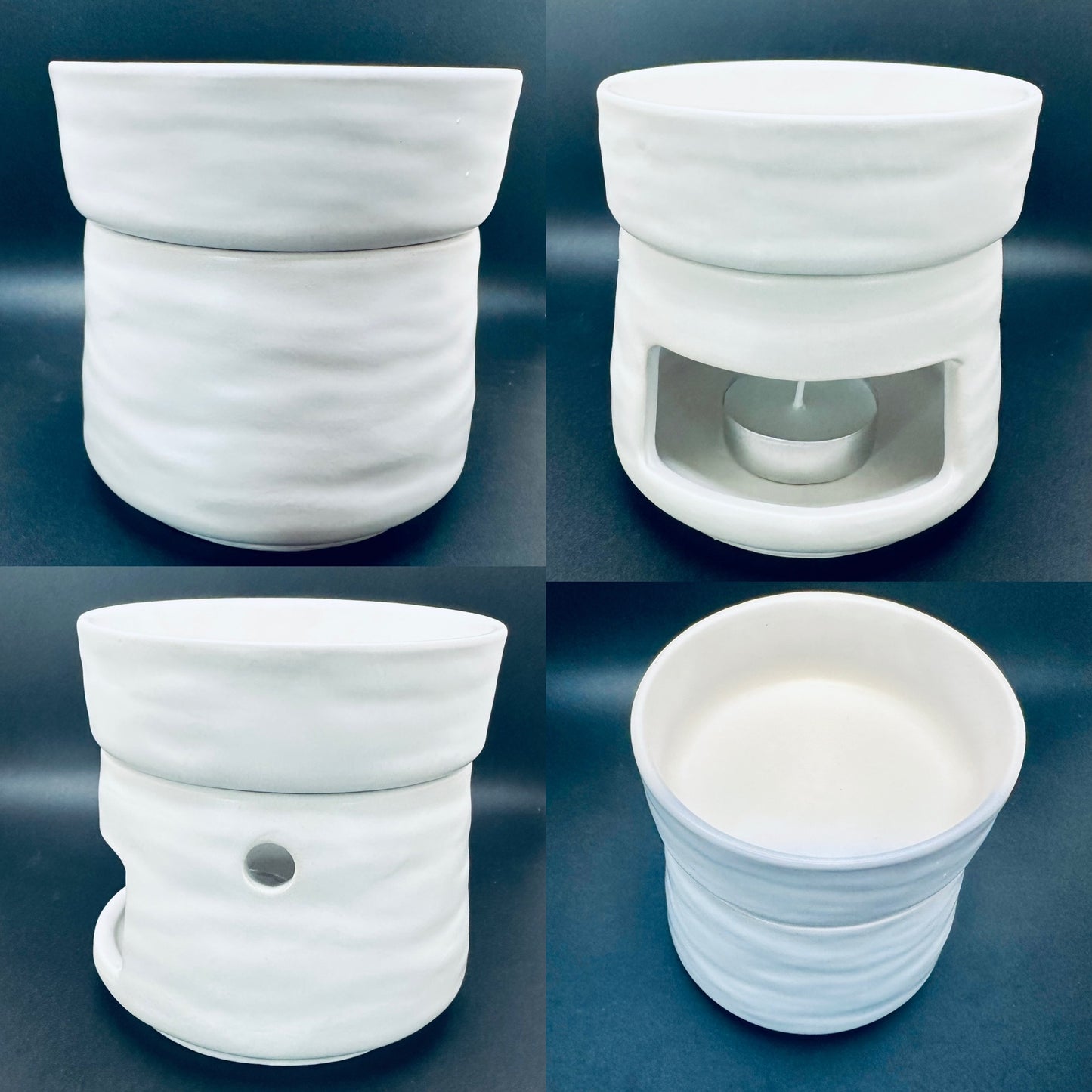 Wax Brander wit met minimalistisch design - Modus Candles & More