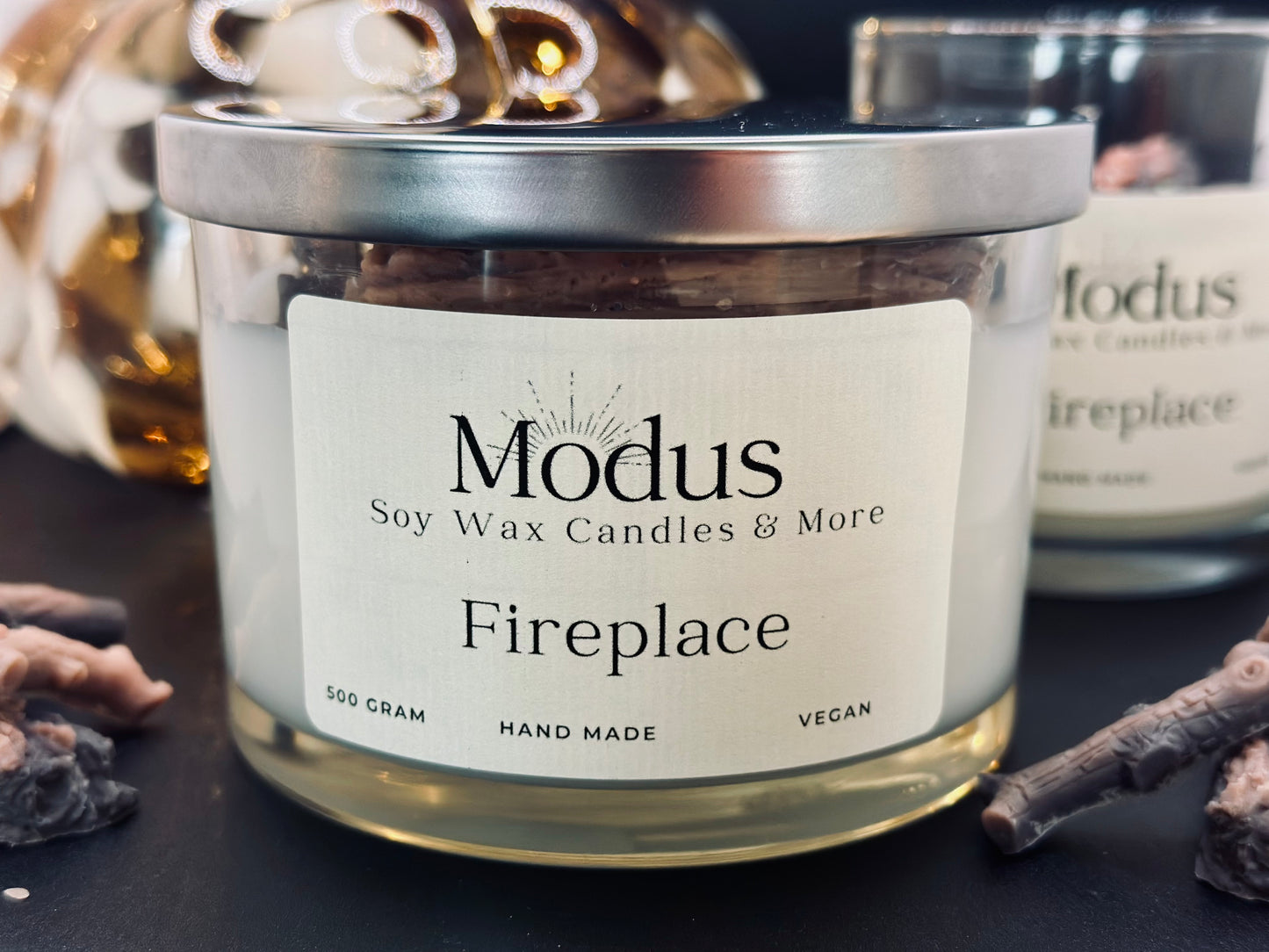 Fireplace Sojawax Kaars - Modus Candles & More