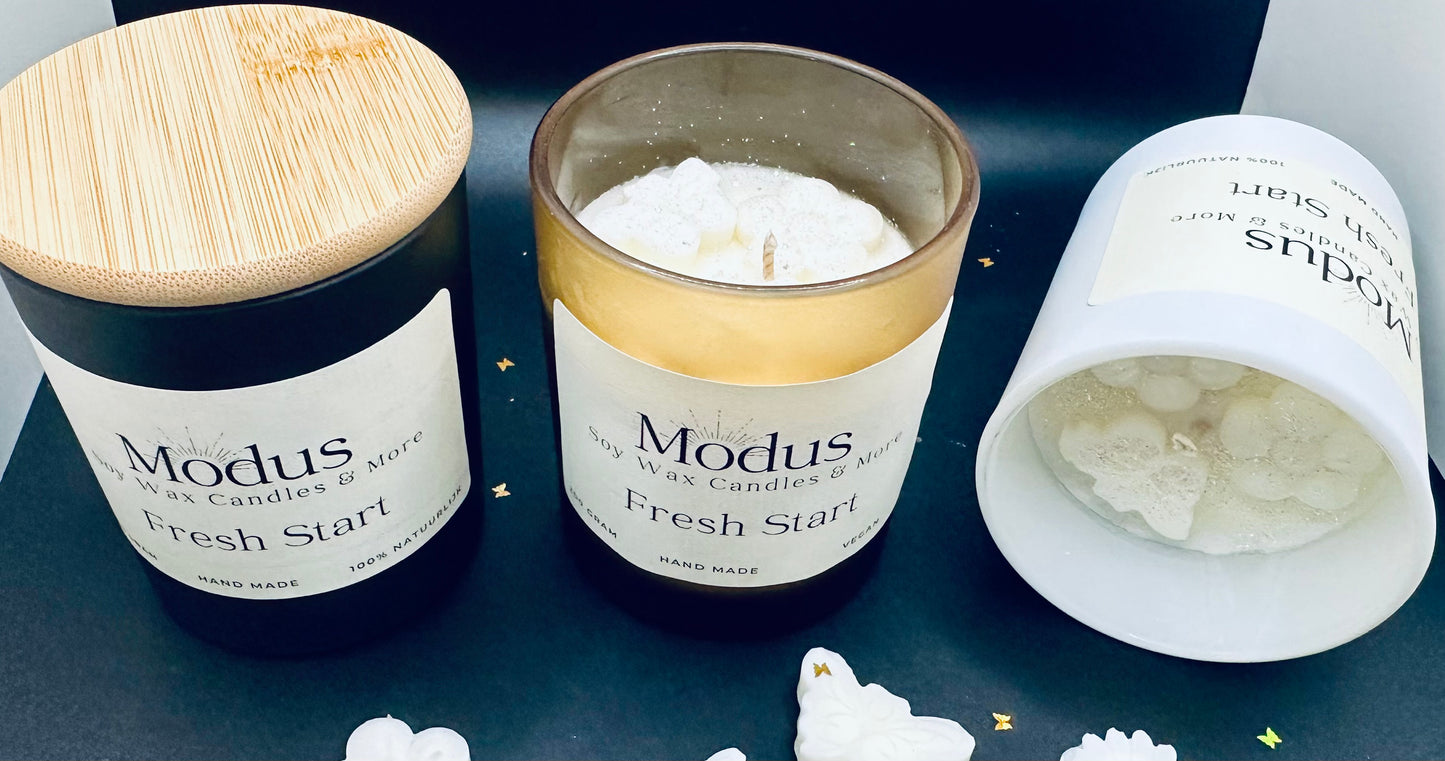 Fresh start Soy Wax Kaars - Modus Candles & More