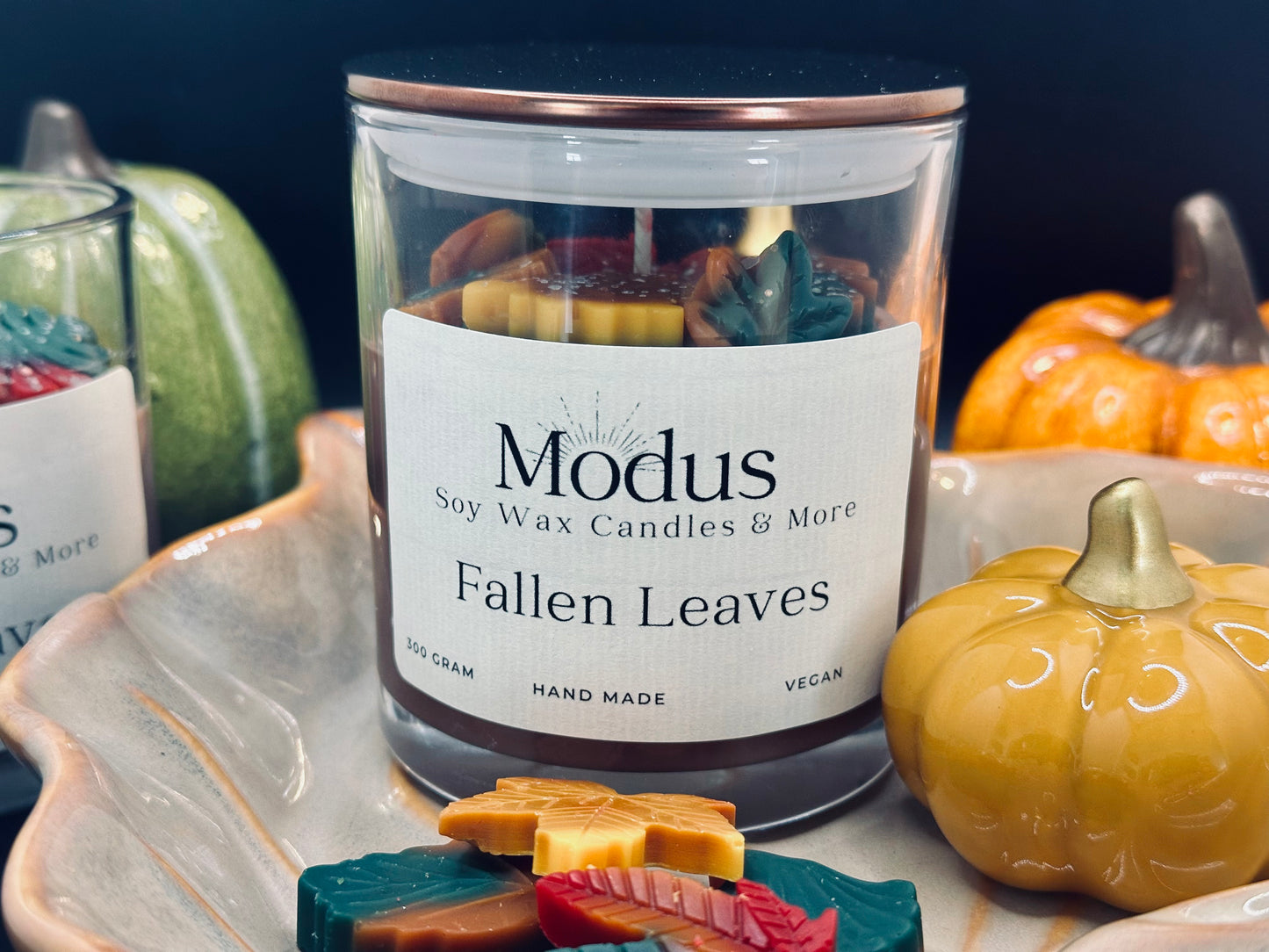 Fallen Leaves Sojawax Kaars - Modus Candles & More