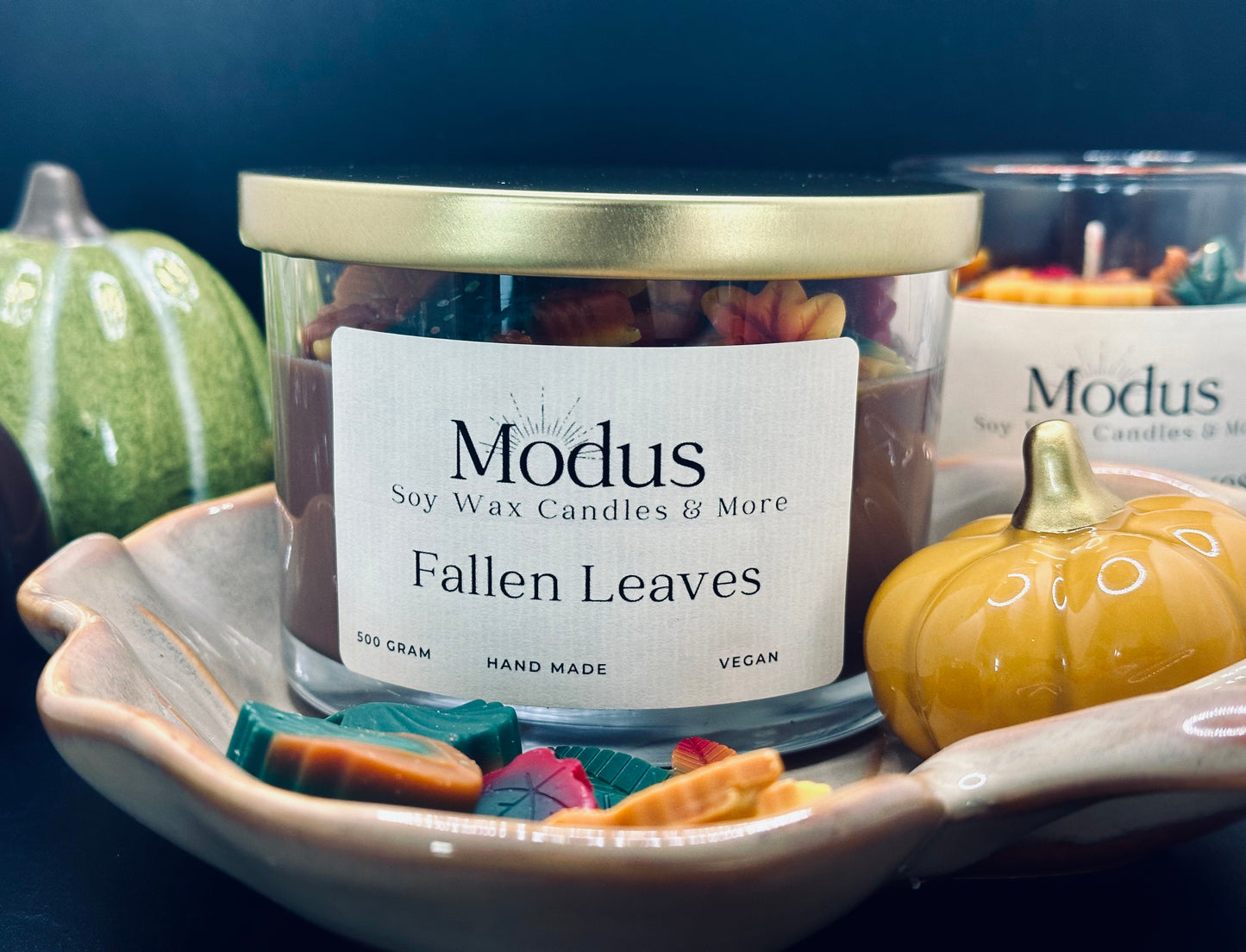 Fallen Leaves Sojawax Kaars - Modus Candles & More