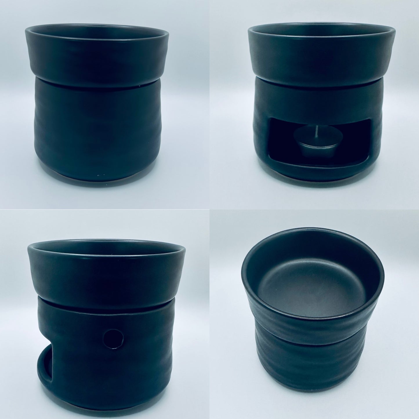 Wax Brander zwart met minimalistisch design - Modus Candles & More