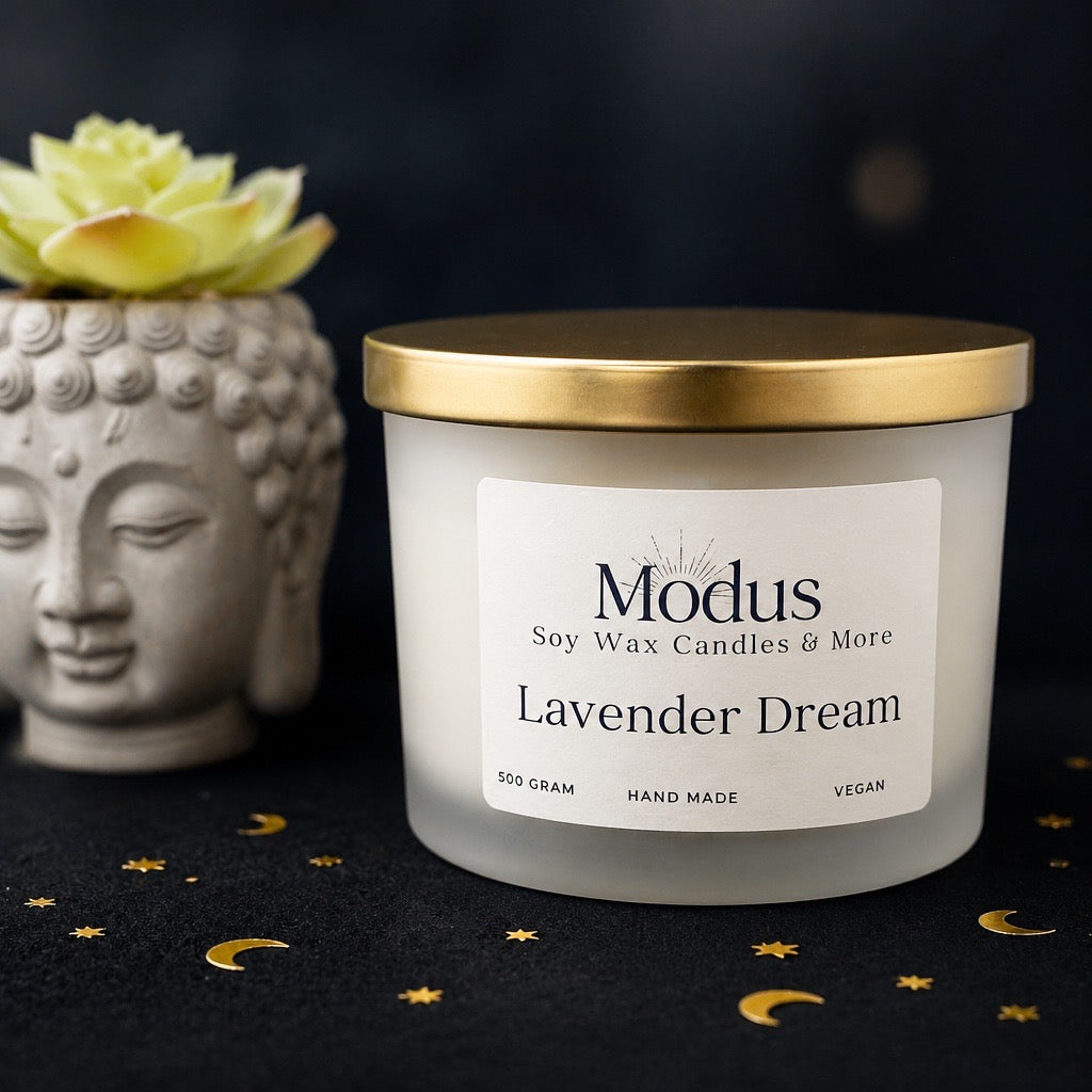 Lavender Dream Sojawas Kaars - Modus Candles & More