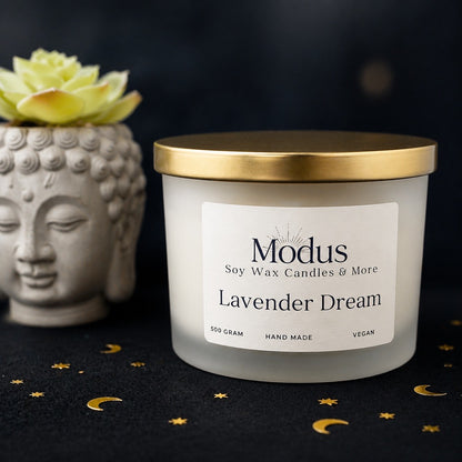 Lavender Dream Sojawas Kaars - Modus Candles & More