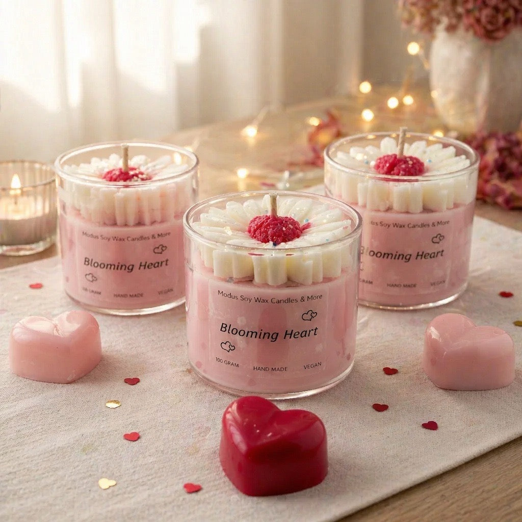 Blooming Heart sojawas geurkaars - Modus Candles & More