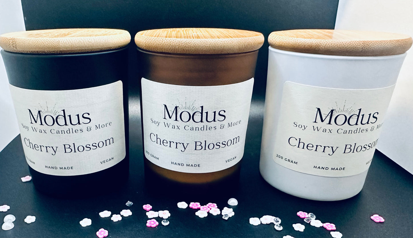 Cherry Blossom Soy Wax Kaars - Modus Candles & More