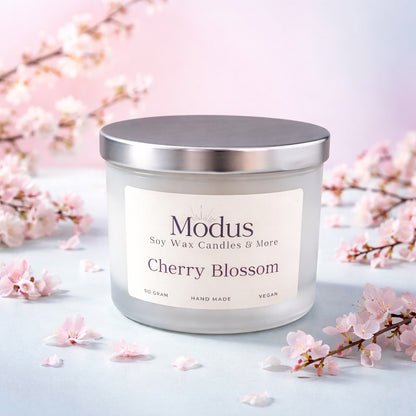 Cherry Blossom Sojawas Kaars - Modus Candles & More