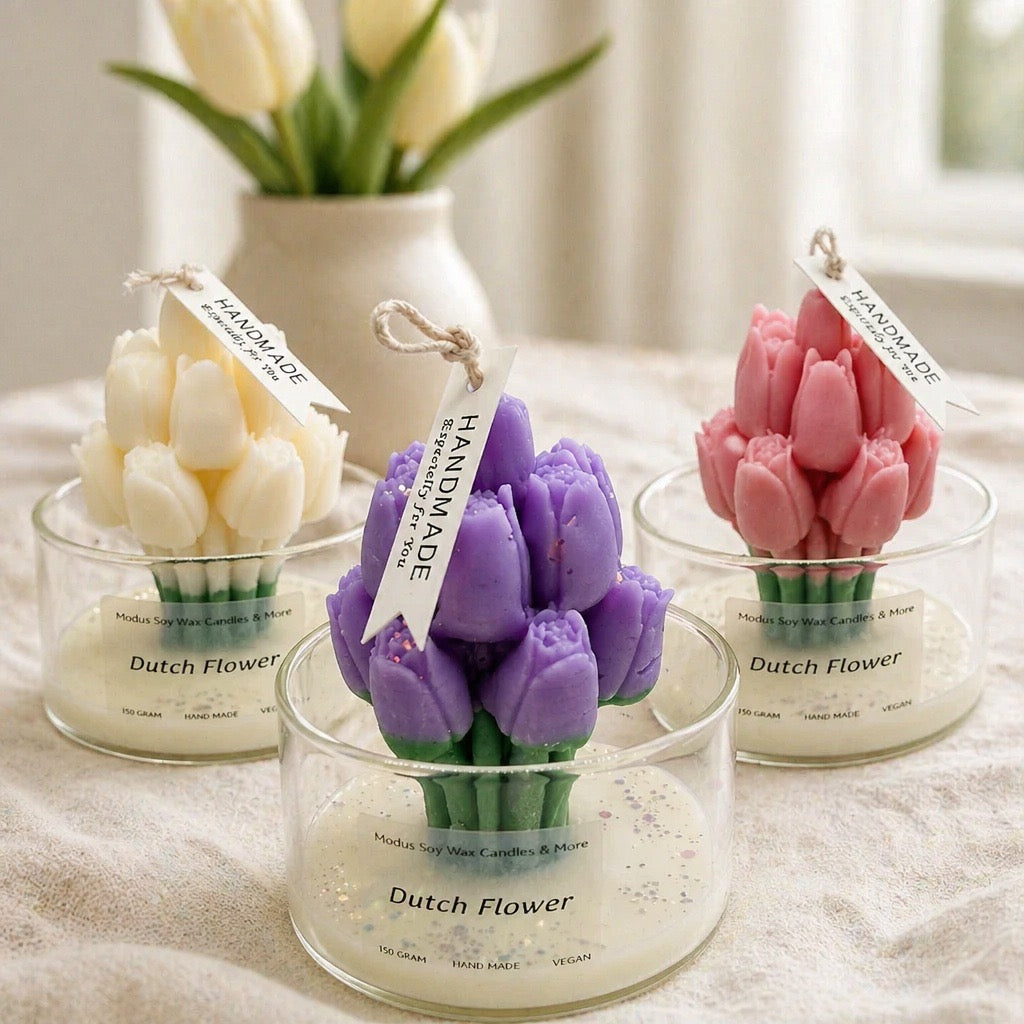 Dutch Flower soja was geurkaars - Modus Candles & More