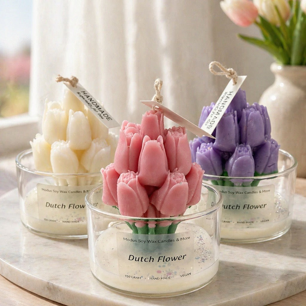 Dutch Flower soja was geurkaars - Modus Candles & More