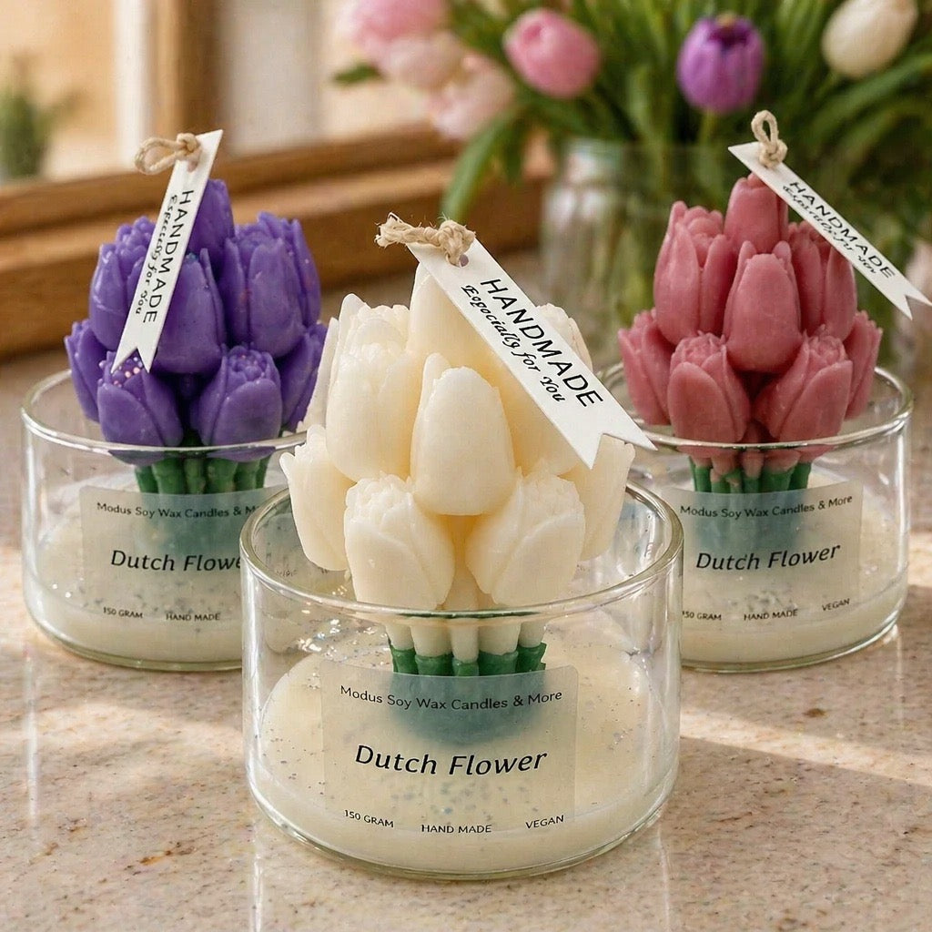 Dutch Flower soja was geurkaars - Modus Candles & More