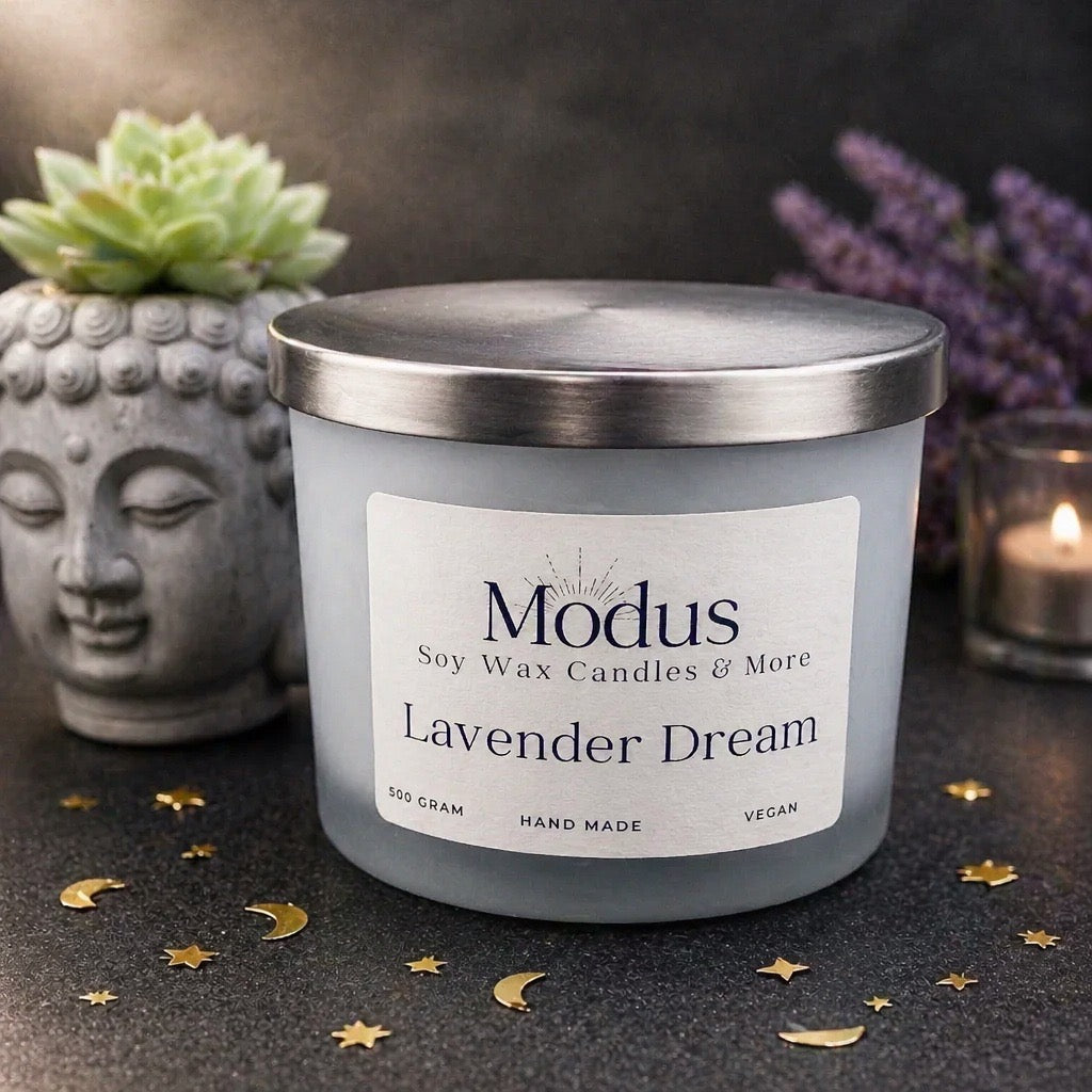 Lavender Dream Sojawas Kaars - Modus Candles & More