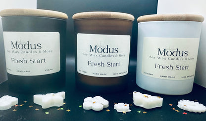 Fresh start Soy Wax Kaars - Modus Candles & More