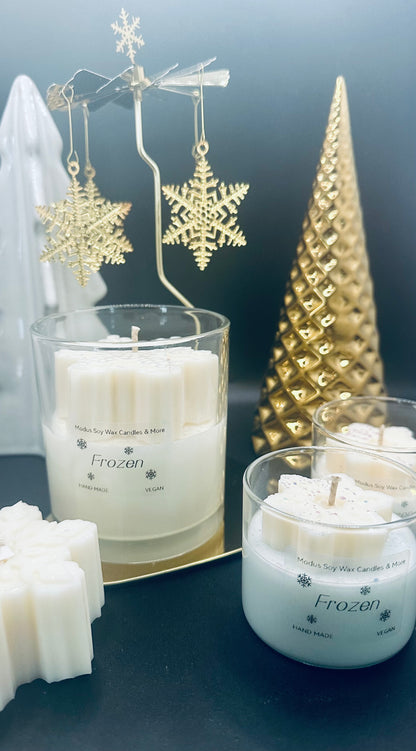 Frozen sojawas geurkaars.