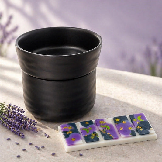 Wax Brander zwart met minimalistisch design - Modus Candles & More