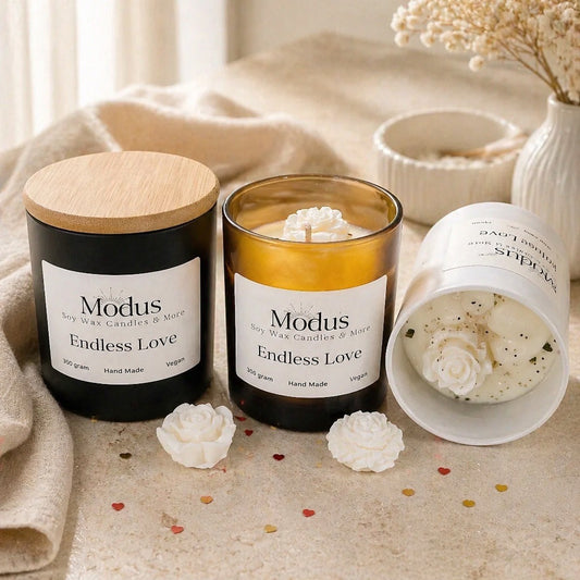 Endless Love Sojawas Kaars - Modus Candles & More