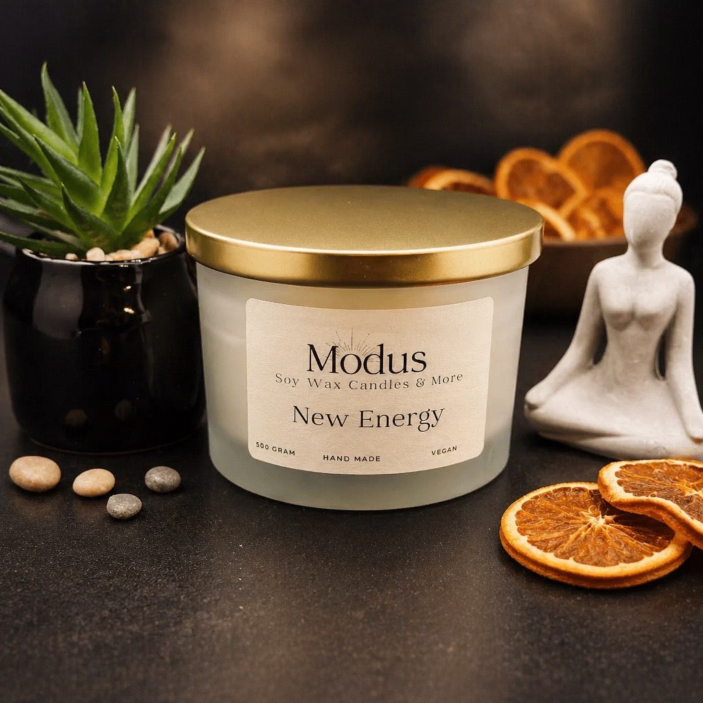 New Energy Sojawas Kaars - Modus Candles & More