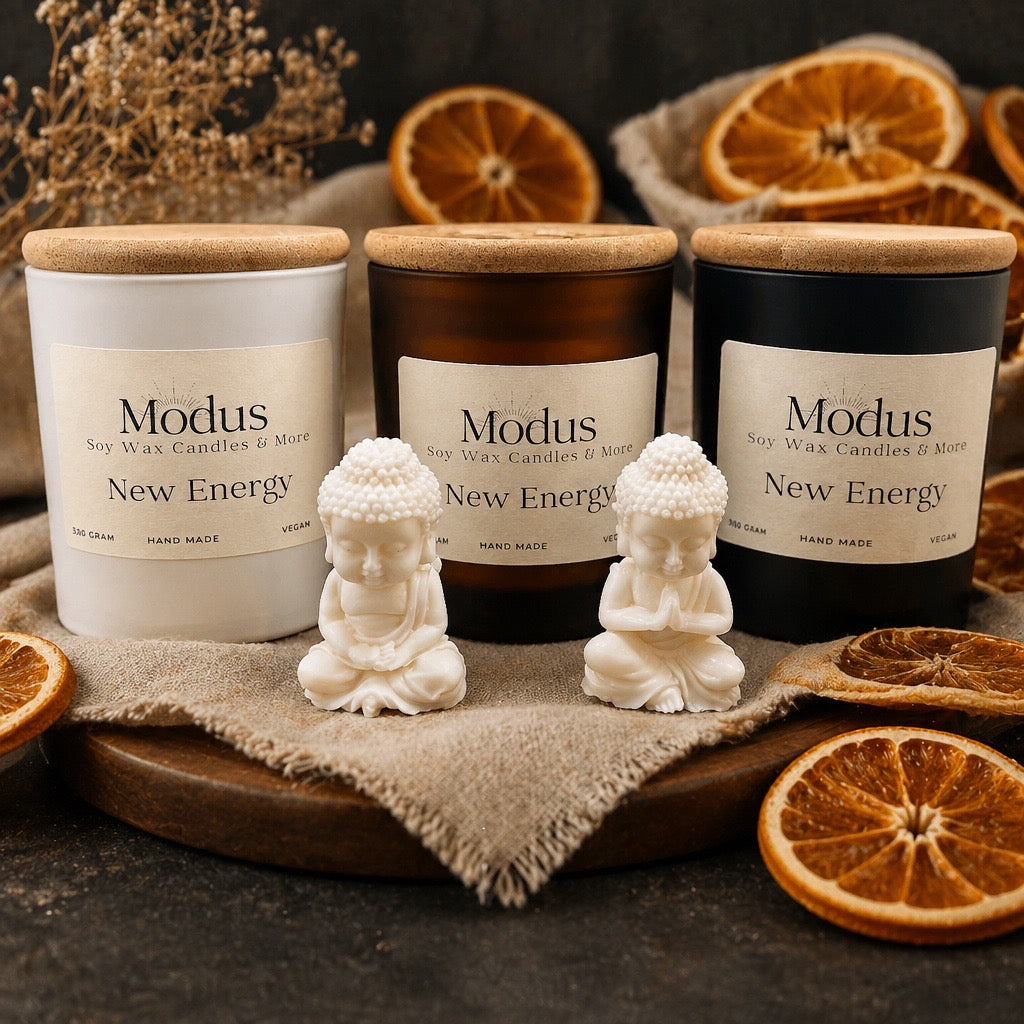 New Energy Sojawas Kaars - Modus Candles & More