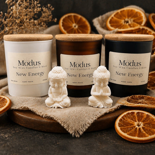 New Energy Sojawas Kaars - Modus Candles & More