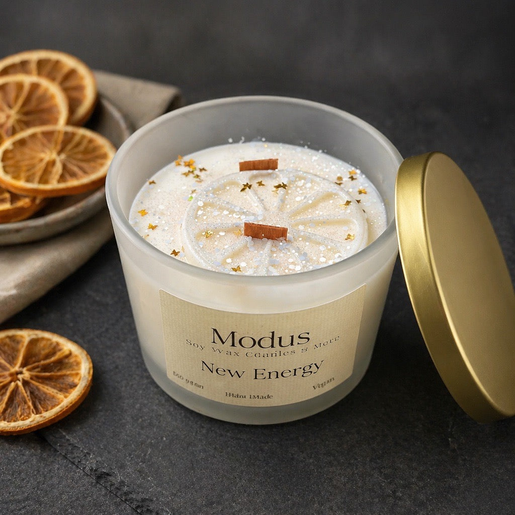 New Energy Sojawas Kaars - Modus Candles & More