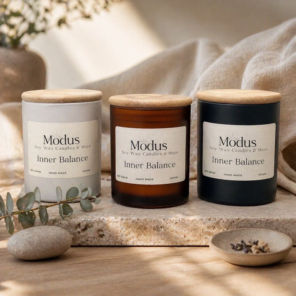 Inner Balance Sojawas Kaars - Modus Candles & More