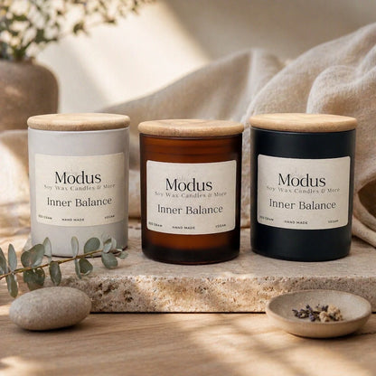 Inner Balance Sojawas Kaars - Modus Candles & More