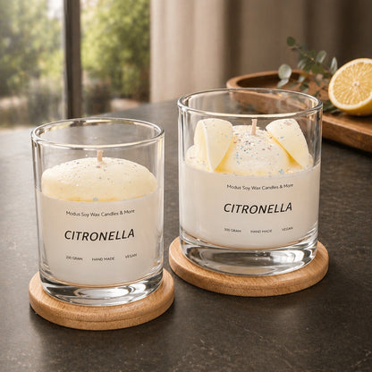Citronella Sojawas Kaars - Modus Candles & More