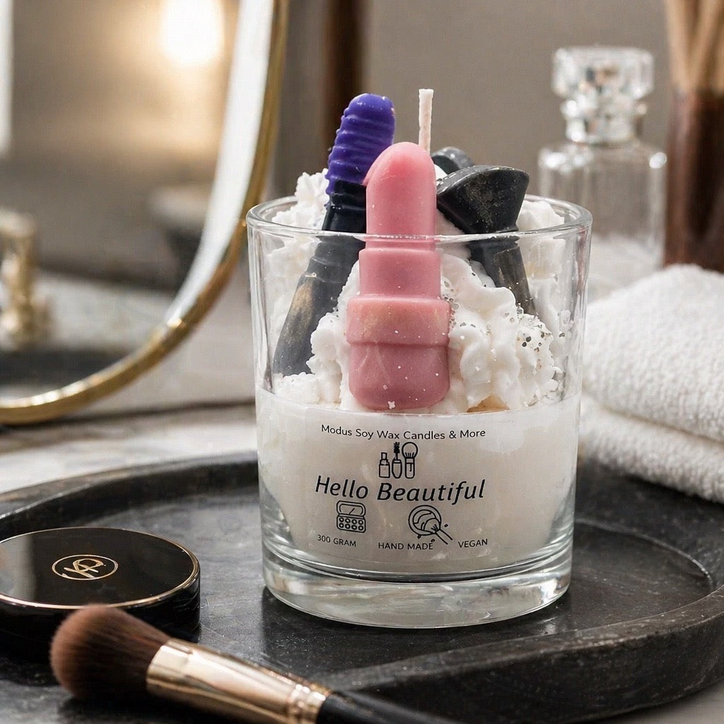 Hello Beautiful Sojawas geurkaars - Modus Candles & More