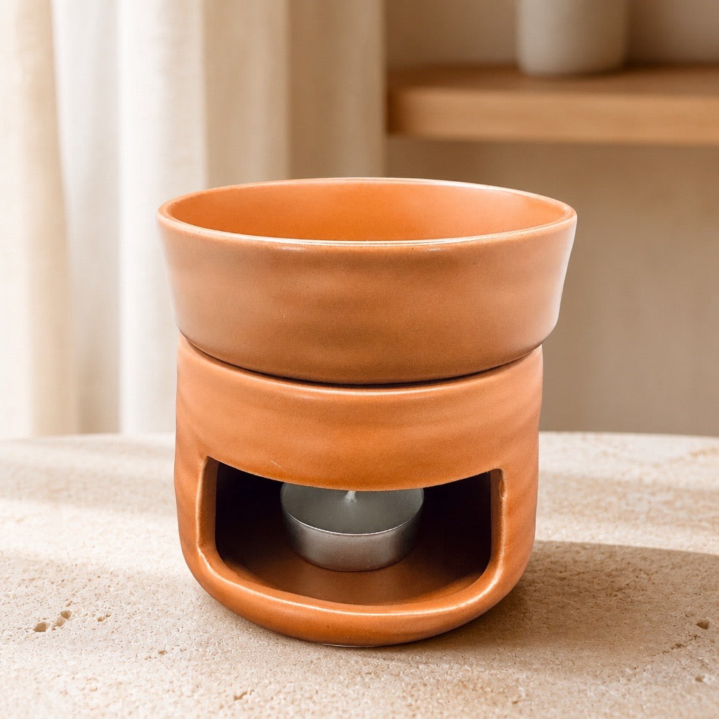 Wax Brander bruin met minimalistisch design - Modus Candles & More