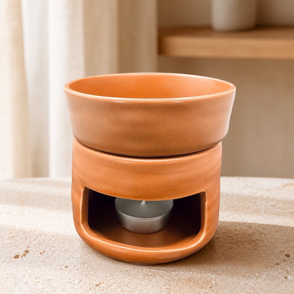 Wax Brander bruin met minimalistisch design - Modus Candles & More