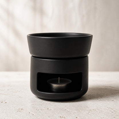 Wax Brander zwart met minimalistisch design - Modus Candles & More