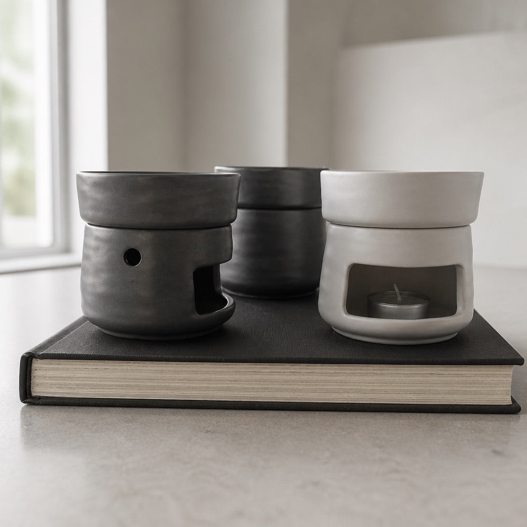 Wax Brander zwart met minimalistisch design - Modus Candles & More