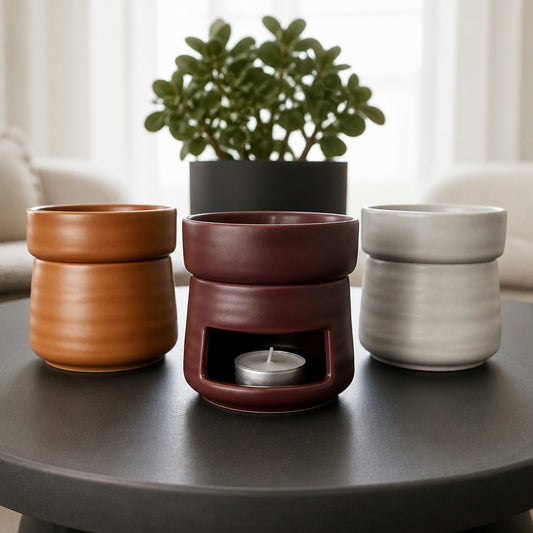 Wax Brander bruin met minimalistisch design - Modus Candles & More