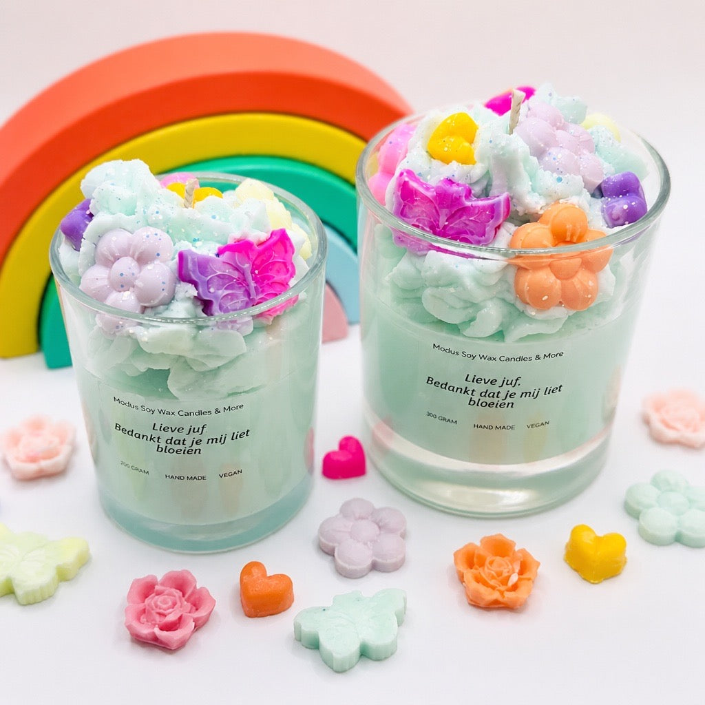 Lieve Juf of Meester Sojawas Kaars - Modus Candles & More