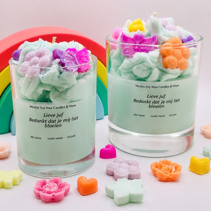 Lieve Juf of Meester Sojawas Kaars - Modus Candles & More