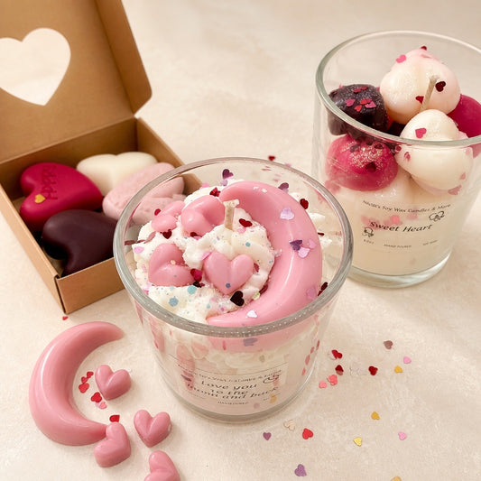 Love you to the moon and back sojawas geurkaars - Modus Candles & More