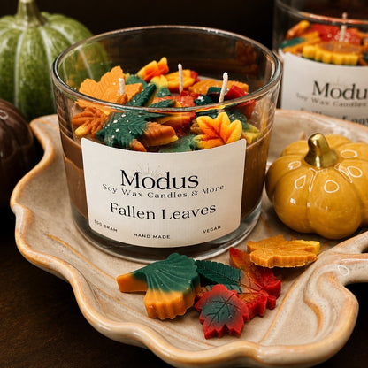 Fallen Leaves Sojawas Kaars - Modus Candles & More