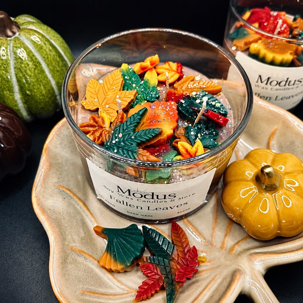 Fallen Leaves Sojawas Kaars - Modus Candles & More