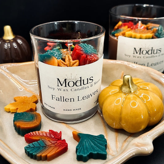 Fallen Leaves Sojawas Kaars - Modus Candles & More