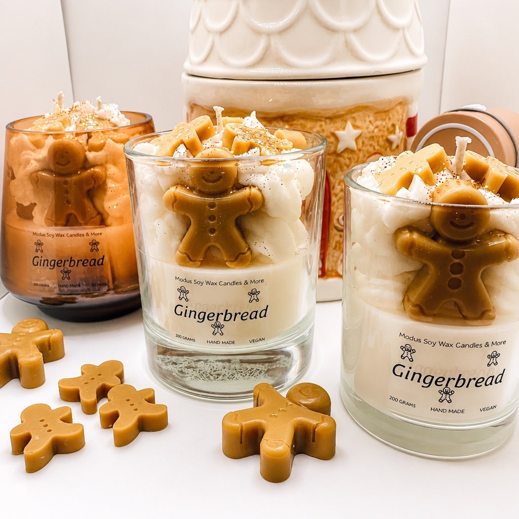 Gingerbread Sojawas geurkaars - Modus Candles & More