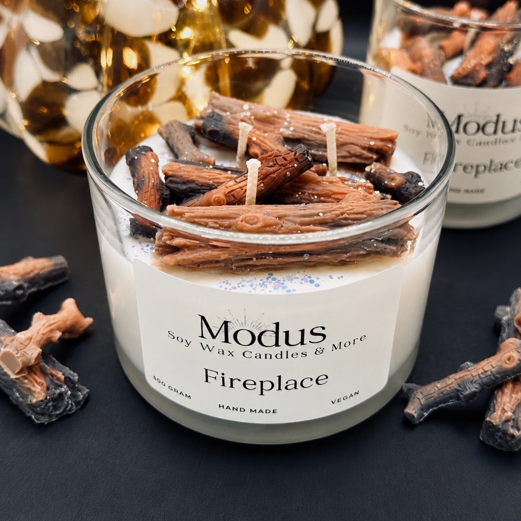 Fireplace Sojawas Kaars - Modus Candles & More